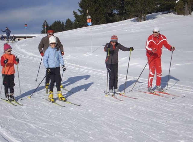  在阿克斯的越野滑雪之旅